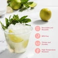 thumbnail image 5 of Prestee 250-Pack Clear Disposable Cups - Durable 9 oz Plastic Water Cups for Party, Events, and Catering - Small Glasses for Wine, Cocktails, and Cold Beverages, 5 of 6