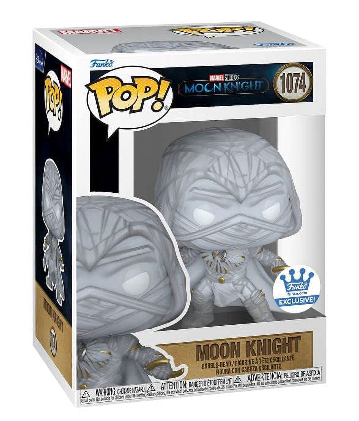 Funko Pop Moon Knight with Weapon Exclusive 1074 Protector and Box Include