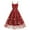 Red #1, variant on Xihbxyly Sleeveless 50s Retro Vintage Dress for Women Waist Square Neck Homecoming Tea Party Midi Dresses Retro Dresses