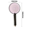 thumbnail image 3 of High Pressure Handheld Showerhead with Carbon Filter, Hard Water Softener Filtered Shower, 5 Spray Modes, ABS Material, Easy Installation, for Low Water Pressure, Family Use, 3 of 6