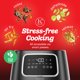 thumbnail image 4 of Air Fryer Kitchen Elite digital 7 en 1, 1500 W, 5,5 L, color negro, 4 of 8