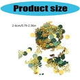 thumbnail image 3 of Pack of 100 Natural Themed Sustainable Confetti Circles Space Saving Party Accessories for Various Occasion, 3 of 9