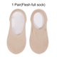 thumbnail image 5 of Sonducket Calcetín de barco fino para mujer, accesorio de ropa transpirable, cubiertas de suela antideslizantes, calcetines cortos de medio antepié para Medias tipo 5 Sonducket AP009937-05, 5 of 6
