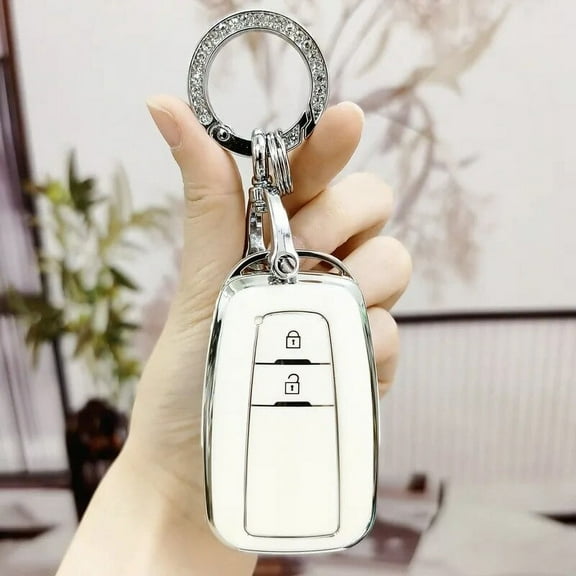 NEW TPU Car Remote Key Case Cover Fob Keychain for Toyota Camry CHR Corolla RAV4 2017 - 2022 Avalon Land Cruiser Prado Prius