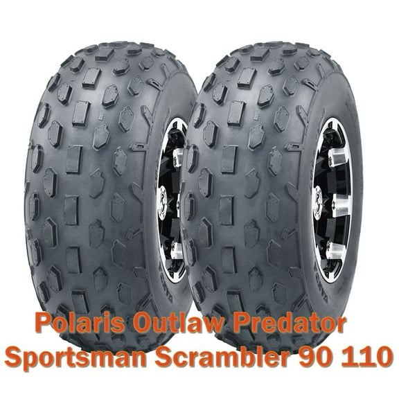 2 ATV tires 19x7-8 Polaris Outlaw Predator Sportsman Scrambler 90 110 front