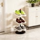 thumbnail image 4 of Organizador de zapatos de plástico | Almacenamiento de zapatos para la entrada con forma de mariposa | Montaje desmontable sin herramientas, 4 of 6