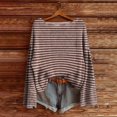 thumbnail image 2 of WTOBBY Women's Lightweight Knit Pullover Sweater with Round Neck, Long Sleeve Casual Design for Comfort, Soft and Breathable, Perfect for Layering and Relaxed Wear,Red M, 2 of 4