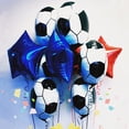 thumbnail image 4 of Golden Trophy-Globos de aluminio de estrella de fútbol para niño y hombre, decoración de fiesta de cumpleaños, juegos deportivos, Globos de aire, suministros para Baby Shower, 18 pulgadas, 4 of 4