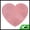 Pink, variant on Unique Bargains Heart-shaped Makeup Sponge Brush Cleaner Pink