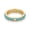 Rose Plated, variant on Turquoise with Diamond Ring, 925 Sterling Silver Eternity Ring, Dainty Stacking Ring For Her, Minimalist Birthstone Ring, Matching Band Ring