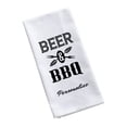 thumbnail image 2 of Beer & BBQ Personalized Kitchen Towel, 2 of 3