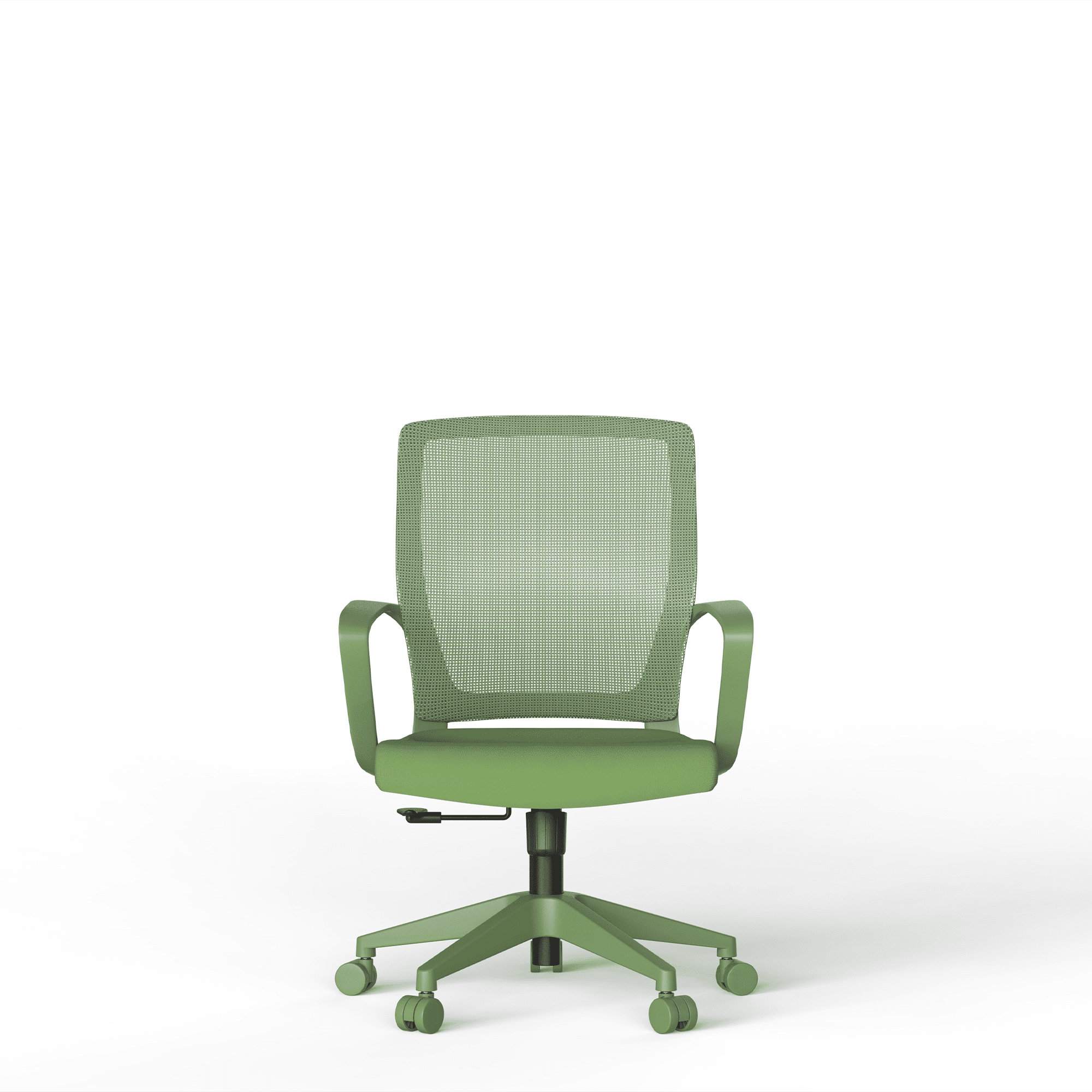 Colorful Office Task Chair 350LBS, Home Office, Mesh Back,Comfortable Sitting, Fixed Armrest, Swivel, Height Adjustable Chair (Green)