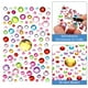 thumbnail image 3 of Uxcell 570 Pcs Pegatinas de Gemas para Manualidades, 5 Hojas de Pegatinas de Gemas Autoadhesivas Brillantes de Forma Mixta, Multicolor, 3 of 5