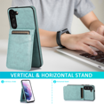 thumbnail image 6 of Asuwish Screen Protector Included PU Leather Soft Shell Wallet Cell Phone Case with Screen Protector for Samsung Galaxy S23 Plus, Teal, 6 of 16