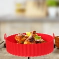 thumbnail image 3 of PTOOTP Non-Stick Silicone Baking Pot, Red, Perfect for Bacon, and Heat Resistant, 3 of 8