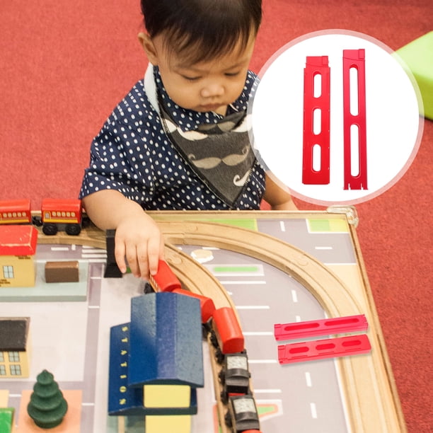 POPETPOP Accessoires Train Domino – Lot De 2 Pinces Colorées Pour Dominos | Jeu éducatif Enfant, Créatif | Cadeau Anniversaire