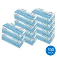 thumbnail image 3 of Personal Touch Blue Disposable Earloop Face Mask Pleated Pack of (500 Pcs), 3 of 7