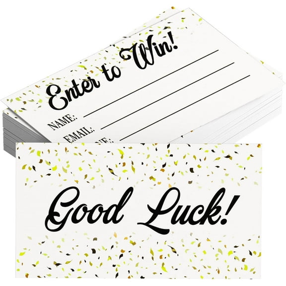 600 Pcs Enter to Win Raffle Tickets Cards, 3.5 x 2 Inch Enter to Win Cards for Contest and Various Types of Activities, Raffle Entry Ticket with Space for Email Address, Name, Phone Number