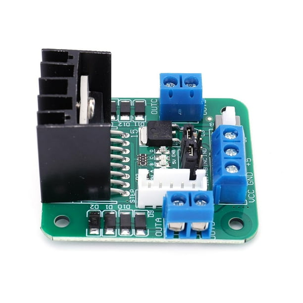 Módulo de controlador de Motor de CC L298N, placa de Motor paso a paso de CC con puente H para Robot de coche inteligente