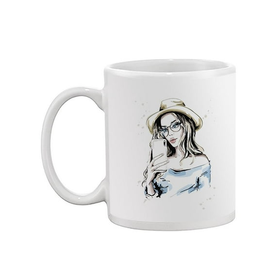 Young Woman Taking Picture Mug - Image by Shutterstock