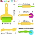 thumbnail image 3 of Playdough Tools Juego de 20 herramientas de plastilina para niños, cortadores y rodillos de plastilina de varias formas, color aleatorio, 3 of 5