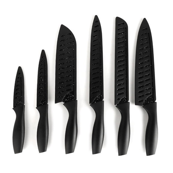 Cuchillos de Cocina de Acero Inoxidable Casa Litus con Funda 6 Piezas