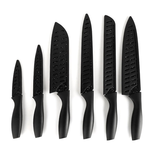 Cuchillos de Cocina de Acero Inoxidable Casa Litus con Funda 6 Piezas