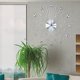 thumbnail image 5 of Reloj de Pared con Diamantes Brillantes, Exquisito Reloj de Pared metálico Brillante, Resistente a la decoloración Brillante para la Sala de Estar,(Silver Diamond) EOTVIA NO, 5 of 6