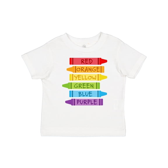 Inktastic Colored Crayons Boys or Girls Baby T-Shirt