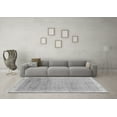 thumbnail image 3 of Ahgly Company Indoor Round Abstract Gray Modern Area Rugs, 5' Round, 3 of 4