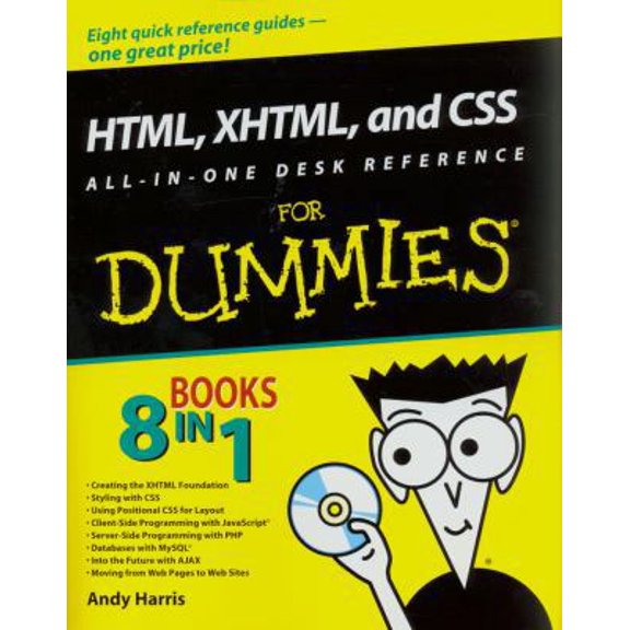 Pre-Owned HTML, XHTML, and CSS All-in-One Desk Reference For Dummies (Paperback) 0470186275 9780470186275
