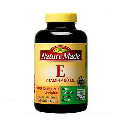 Nature Made La vitamine E 400 UI soluble dans l'eau 350 Gélules