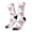 2 Black-2, variant on Lavender Flowers Print Adult Socks for Men & Women,Calf Socks, Ankle Socks,Boots Socks,Breathable Casual Sock,Unisex Crew Socks