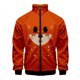 thumbnail image 3 of Chaqueta con estampado 3D de elefante, jirafa, conejo, para hombre, con estampado de animales de dibujos animados, chaqueta de calle de gran tamaño con cremallera, ropa para niños, 3 of 5