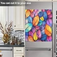 thumbnail image 3 of Yayeee Magnetic Dishwasher Cover for The Front Decoration Home Kitchen Machine Sticker Protector, Colorful Leaves, 3 of 6