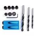 thumbnail image 3 of 14 Pcs/ensemble Angle de Forage 15 Degrés Guide en Aluminium pour Menuisiers, 3 of 7
