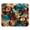 Multicolor 10, variant on PhooArto Comfortable Mouse Pad Owl with Glasses Pattern Desktop Mousepad , 21 x 25 cm Mouse Mat, Non-Slip Rubber Base, Improves Speed and Precision