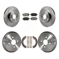thumbnail image 1 of Transit Auto Front Rear Disc Brake Rotors Semi-Metallic Pads and Drum Kit for Car 2001-2005 Toyota Echo K8S-103390, 1 of 11