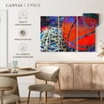thumbnail image 4 of Elephant Stock Basketball Madness Wall Art - Horizontal Multi Panel Canvas - Living Room Wall Decor - Sports Multi Panel - Orange And Blue Decor By Takumi Park - 23" x 14", 4 of 4