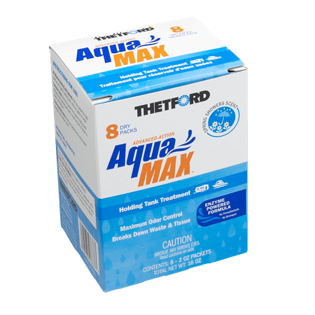 Thetford AquaMax Spring Showers 8-pack Dry Holding Tank Treatment
