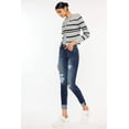 thumbnail image 5 of Kancan - Women's Mid Rise Ankle Length Skinny Jeans - KC7299, 5 of 10