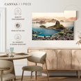 thumbnail image 4 of Elephant Stock Breathtaking Rio Coast Wall Art - Horizontal Canvas Wall Art - Living Room Wall Decor - Places Canvas - Teal And White Decor - 12" x 8", 4 of 4