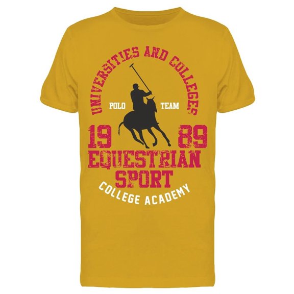 1989 Equestrian Sport Tee Men's -Image by Shutterstock