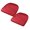 2Pack Red, variant on 2Pack Indoor Chair Cushions For Dining Chairs Soft And Comfortable Textured Foam Kitchen Chair Pads With Ties And Non Backing Cushion Home Decor