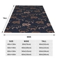 thumbnail image 3 of Honeii Pig Farm Print Fleece Blanket - Throw Blanket for Bed, Sofa, Couch, Camping, and Travel , Microplush Ultra Soft Warm Blanket-50"x40", 3 of 7
