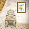 thumbnail image 3 of Lula Bijoux and Company 12x14 Gold Ornate Wood Framed with Double Matting Museum Art Print Titled - Abstract Greek Odyssey 7, 3 of 4