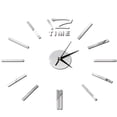 thumbnail image 6 of ROMANSENTIAL 1Pack Multifunctional Wall Mounted Clock Modern Silver Metal Acrylic For Kitchen And Dining Room 50x50cm, 6 of 7