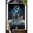 thumbnail image 3 of Apollo 11, Lander and Astronauts (9x12 Wall Art Print, Home Decor), 3 of 3