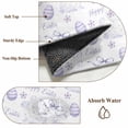thumbnail image 6 of Large Area Rugs for Living Room Bedroom, Purple Easter 6'x9' Rug Washable Carpet Runner Indoor Outdoor, Watercolor Spring Bunny Eggs Flower Non Slip Floor Mats Rug for Kitchen, Playroom, 6 of 8