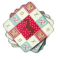 thumbnail image 2 of Carolines Treasures CK5277FC 3.5 x 3.5 in. Hinny Horse Donkey Love Foam Coaster - Set of 4, 2 of 4
